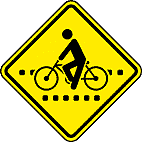 Passagem Sinalizada De Ciclistas