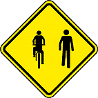 Trânsito Compartilhado Por Ciclistas E Pedestres