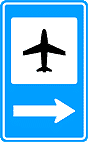 Placa de Serviços Auxiliares - Aeroporto