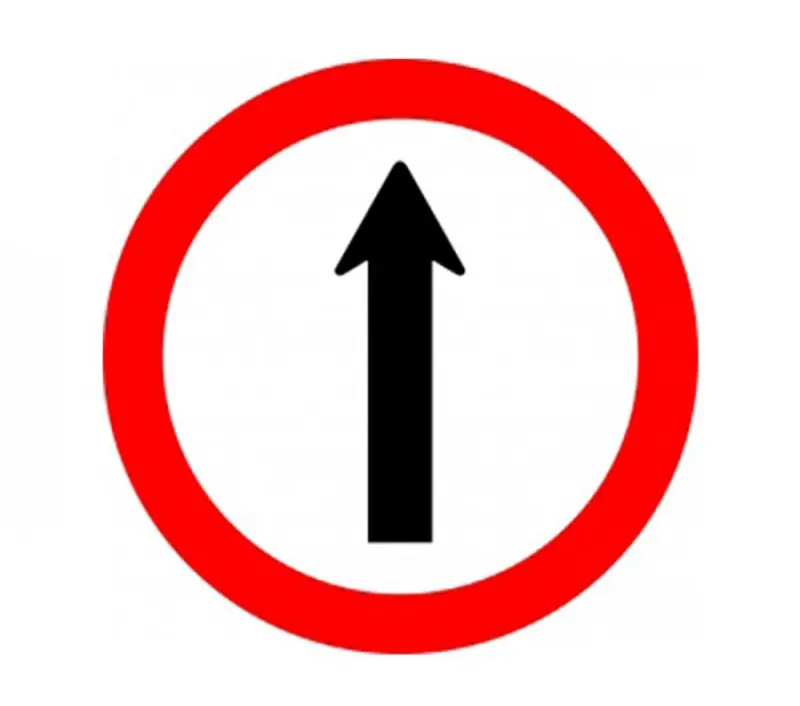 Placa de Trânsito Proibido Retorno à Esquerda